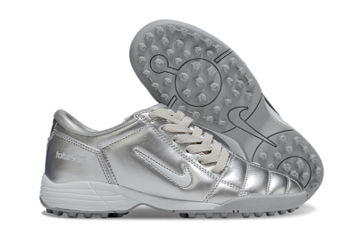 Unisex Nike Total 90 III TF Football Shoes - Silver/White