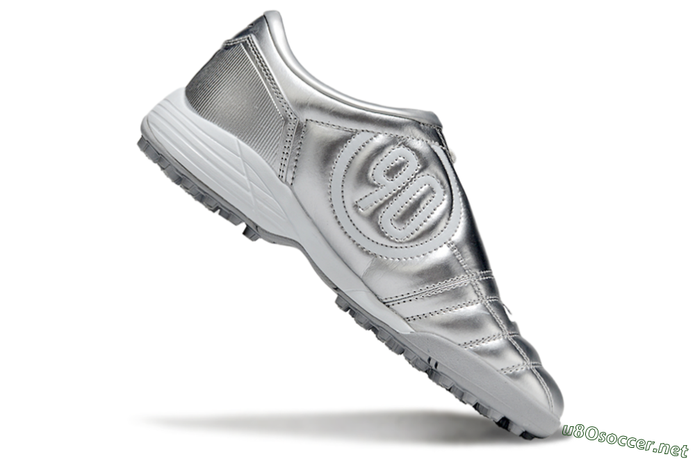 Unisex Nike Total 90 III TF Football Shoes - Silver/White 4