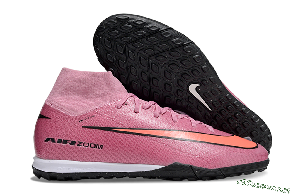 Unisex Nike Air Zoom Mercurial Superfly 10 Elite TF Football Shoes - Red/Black/Whtie 2