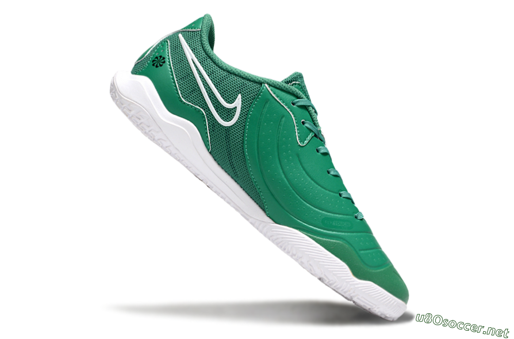 Men's Nike Tiempo Legend 10 Academy IC Football Shoes - Green/White 4