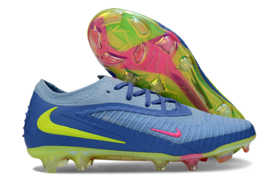 Men's Nike Phantom 6 Elite Low FG Football Boots - Blue/Pink/Yellow