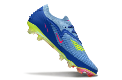 Men's Nike Phantom 6 Elite Low FG Football Boots - Blue/Pink/Yellow