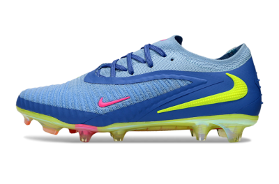 Men's Nike Phantom 6 Elite Low FG Football Boots - Blue/Pink/Yellow