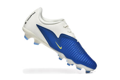 Men's Nike Phantom 6 Elite Low FG Football Boots - Blue/White/Black