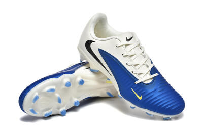 Men's Nike Phantom 6 Elite Low FG Football Boots - Blue/White/Black