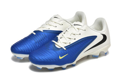 Men's Nike Phantom 6 Elite Low FG Football Boots - Blue/White/Black