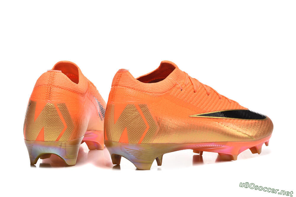 Men's Nike Air Zoom Mercurial Vapor 16 Elite FG Football Boots - Red/Black/Gold 9