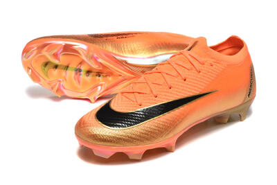 Men's Nike Air Zoom Mercurial Vapor 16 Elite FG Football Boots - Red/Black/Gold