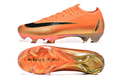 Men's Nike Air Zoom Mercurial Vapor 16 Elite FG Football Boots - Red/Black/Gold