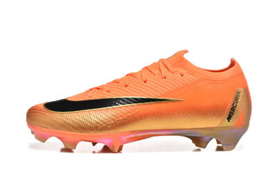 Men's Nike Air Zoom Mercurial Vapor 16 Elite FG Football Boots - Red/Black/Gold