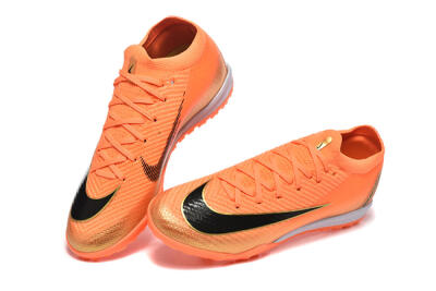 Men's Nike Air Zoom Mercurial Vapor 16 Elite TF Football Shoes - Red/Black/Gold