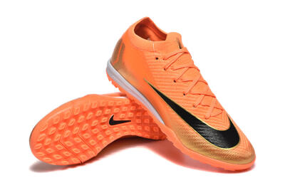 Men's Nike Air Zoom Mercurial Vapor 16 Elite TF Football Shoes - Red/Black/Gold