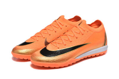Men's Nike Air Zoom Mercurial Vapor 16 Elite TF Football Shoes - Red/Black/Gold