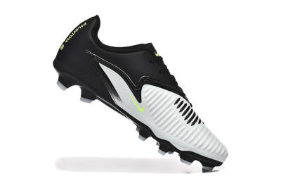 Men's Nike Phantom 6 Elite Low FG Football Boots - White/Black/Yellow