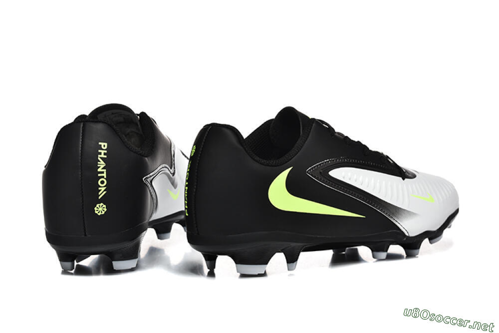 Men's Nike Phantom 6 Elite Low FG Football Boots - White/Black/Yellow 9