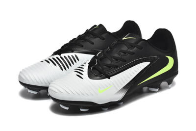 Men's Nike Phantom 6 Elite Low FG Football Boots - White/Black/Yellow
