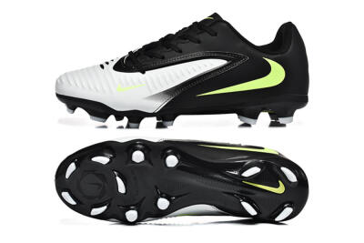 Men's Nike Phantom 6 Elite Low FG Football Boots - White/Black/Yellow