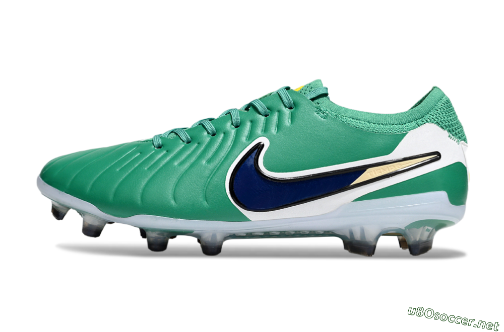 Men's Nike Tiempo Legend 10 Elite FG Football Boots - Green/Blue/Yellow 0
