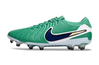 Men's Nike Tiempo Legend 10 Elite FG Football Boots - Green/Blue/Yellow