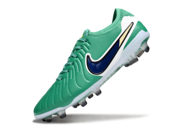 Men's Nike Tiempo Legend 10 Elite FG Football Boots - Green/Blue/Yellow