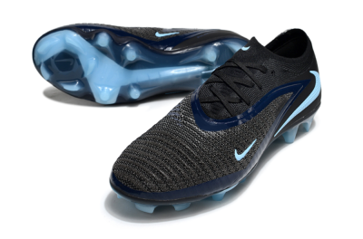 Unisex Nike Phantom 6 Elite Low FG Football Boots - Black/Blue/Jade