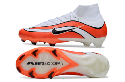 Men's Nike Air Zoom Mercurial Superfly 10 Elite R9 1998 FG Football Boots - White/Red/Black