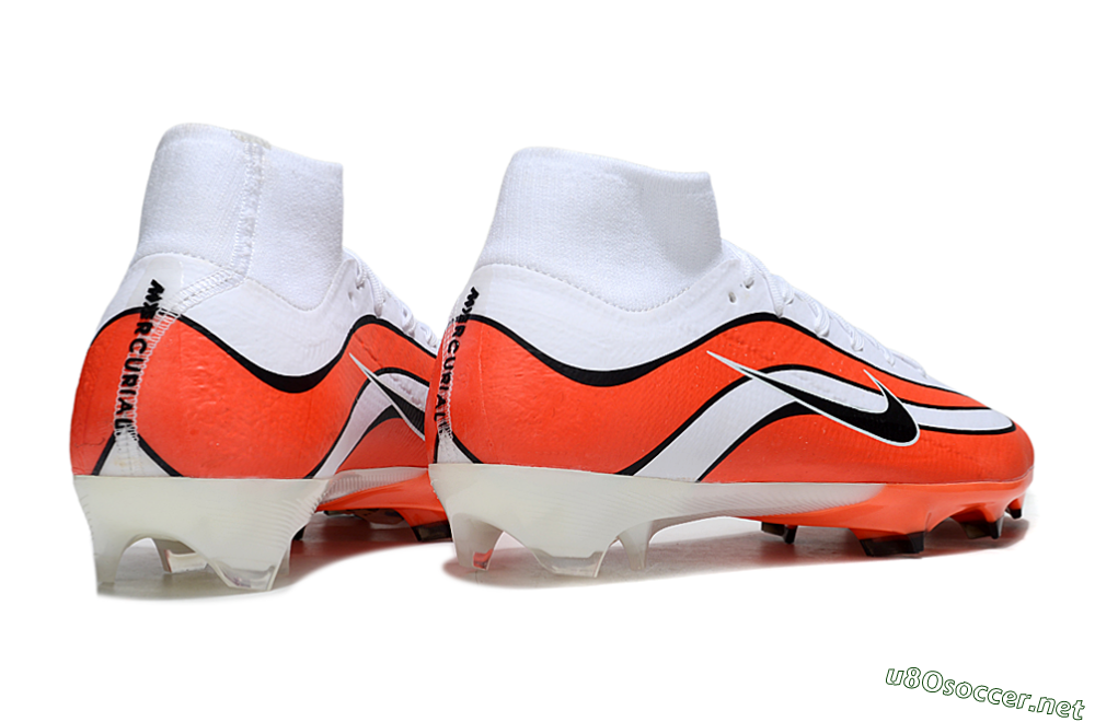 Men's Nike Air Zoom Mercurial Superfly 10 Elite R9 1998 FG Football Boots - White/Red/Black 6