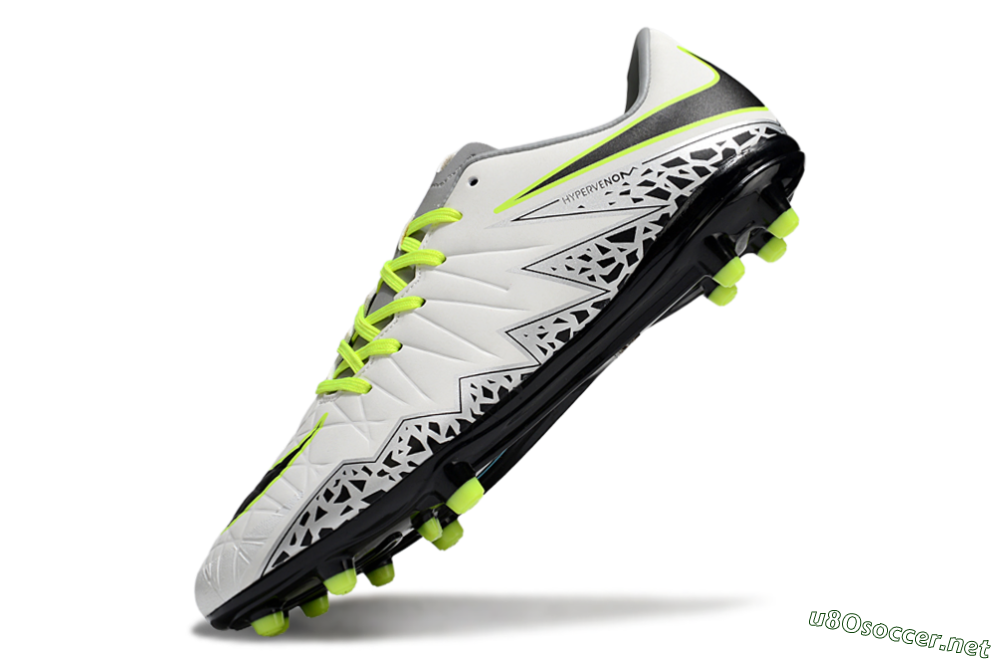 Men's Nike Hypervenom Phantom II RGN FG Football Boots - White/Grey/Black/Yellow 4