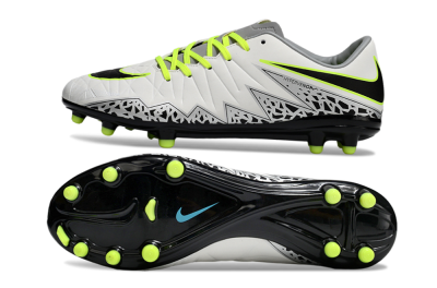 Men's Nike Hypervenom Phantom II RGN FG Football Boots - White/Grey/Black/Yellow