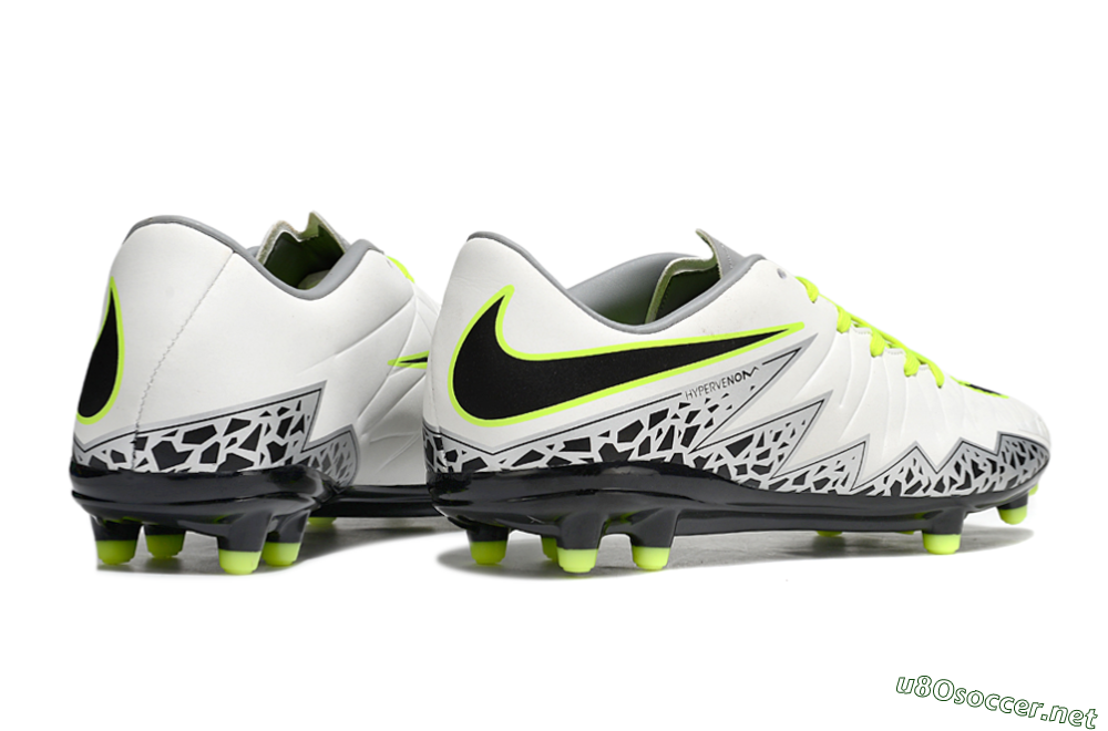 Men's Nike Hypervenom Phantom II RGN FG Football Boots - White/Grey/Black/Yellow 6