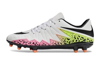 Men's Nike Hypervenom Phantom II RGN FG Football Boots - White/Pink/Yellow/Black