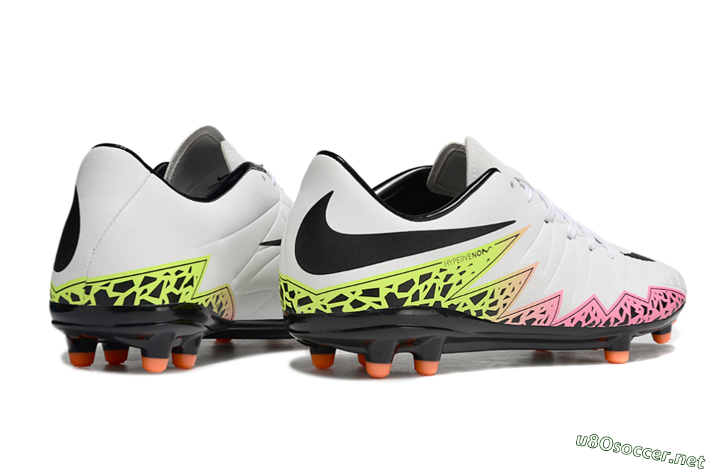 Men's Nike Hypervenom Phantom II RGN FG Football Boots - White/Pink/Yellow/Black 6