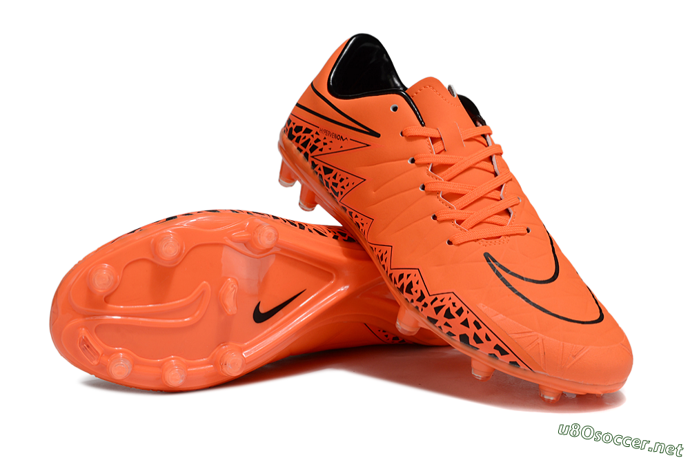 Men's Nike Hypervenom Phantom II RGN FG Football Boots - Red/Black 3