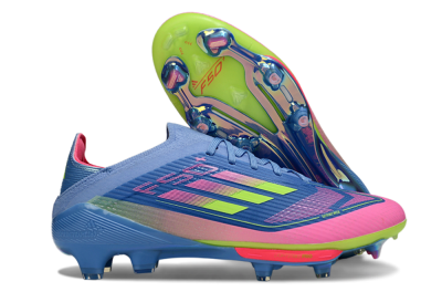 Unisex Adidas F50+ Lightstrike Pro FG Football Boots - Blue/Pink/Yellow