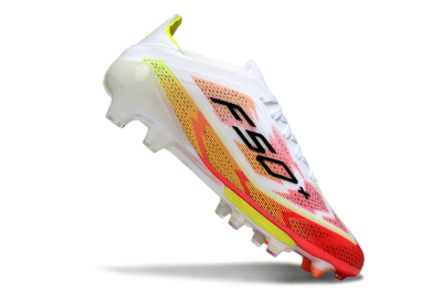 Unisex Adidas F50+ Lightstrike Pro FG Football Boots - White/Red/Black