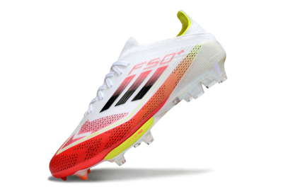 Unisex Adidas F50+ Lightstrike Pro FG Football Boots - White/Red/Black
