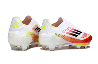 Unisex Adidas F50+ Lightstrike Pro FG Football Boots - White/Red/Black