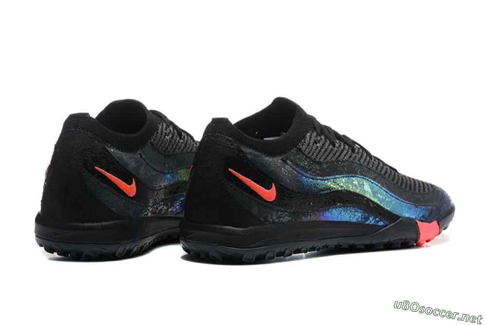 Men's Nike Air Zoom Mercurial Vapor 16 Elite TF Football Shoes - Black/Silver/Red 9