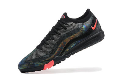 Men's Nike Air Zoom Mercurial Vapor 16 Elite TF Football Shoes - Black/Silver/Red