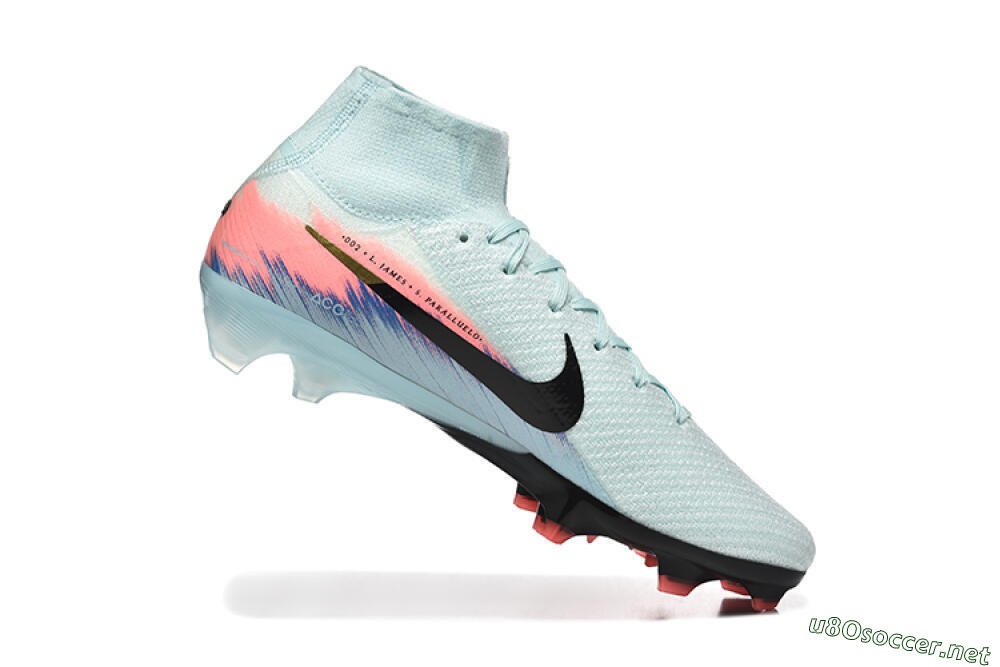 Men's Nike Air Zoom Mercurial Superfly 10 Elite FG Football Boots - Jade/Black/Pink 7