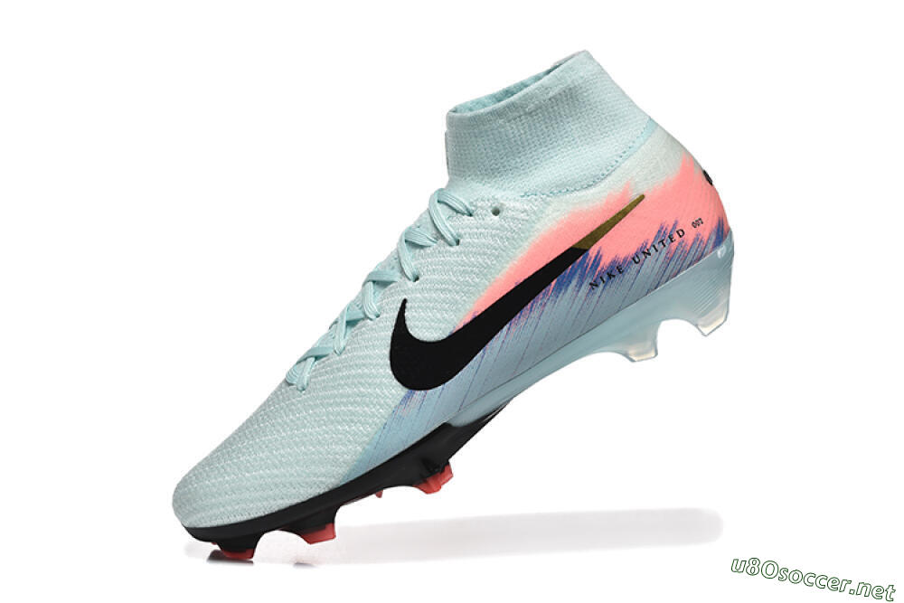 Men's Nike Air Zoom Mercurial Superfly 10 Elite FG Football Boots - Jade/Black/Pink 8