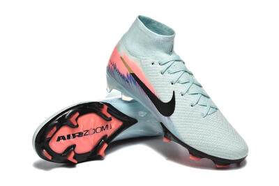 Men's Nike Air Zoom Mercurial Superfly 10 Elite FG Football Boots - Jade/Black/Pink