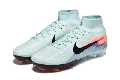 Men's Nike Air Zoom Mercurial Superfly 10 Elite FG Football Boots - Jade/Black/Pink