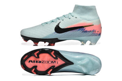 Men's Nike Air Zoom Mercurial Superfly 10 Elite FG Football Boots - Jade/Black/Pink