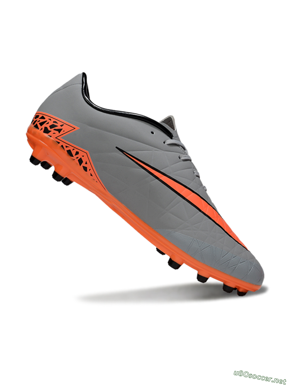 Men's Nike Hypervenom Phantom II FG Football Boots - Grey/Black/Orange 4