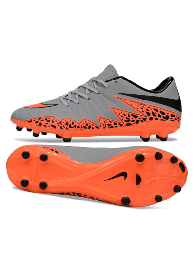 Men's Nike Hypervenom Phantom II FG Football Boots - Grey/Black/Orange