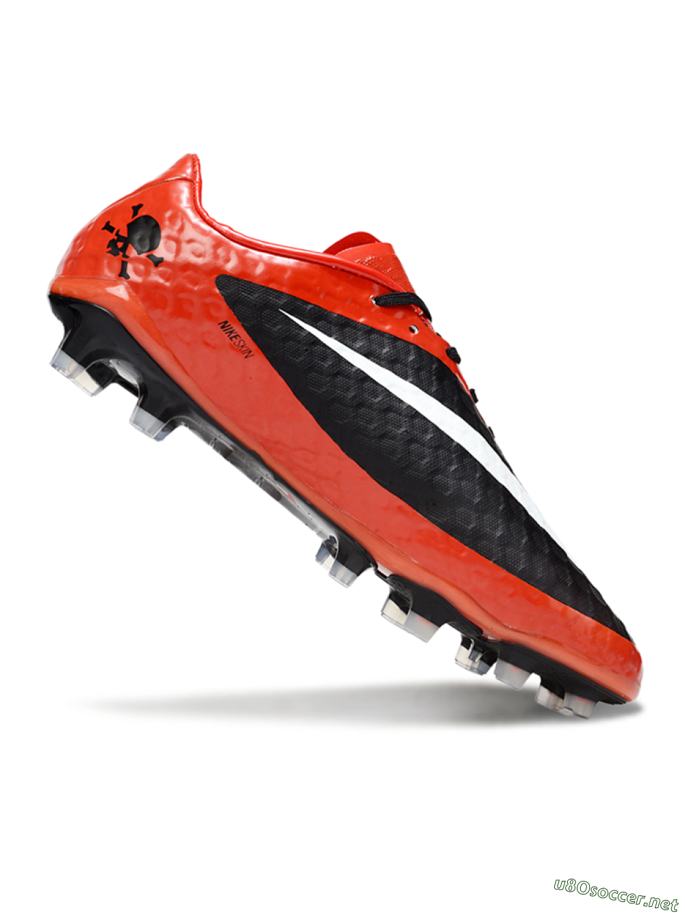 Men's Nike Hypervenom Phantom I FG Football Boots - Red/Black/White 4