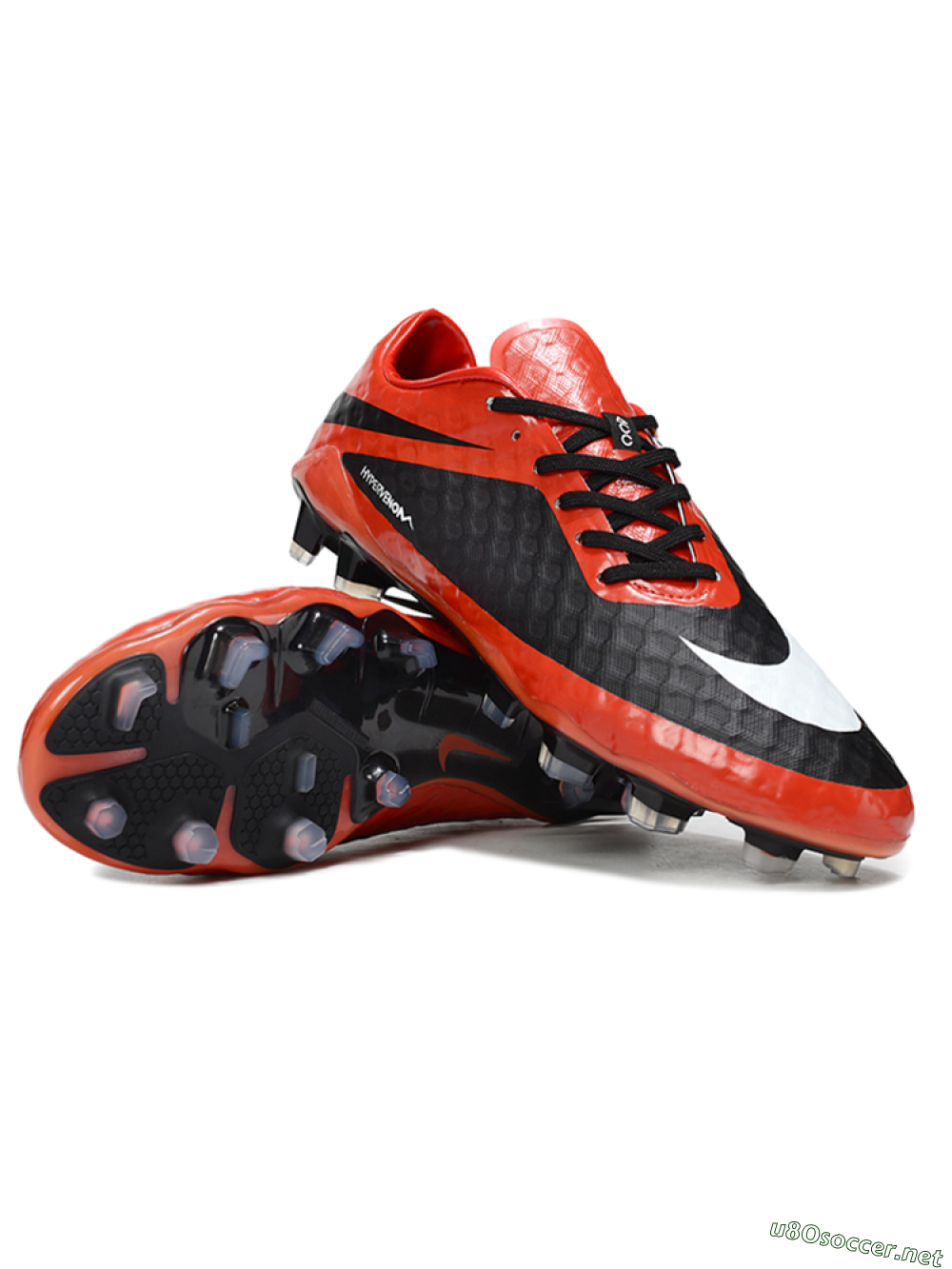 Men's Nike Hypervenom Phantom I FG Football Boots - Red/Black/White 3