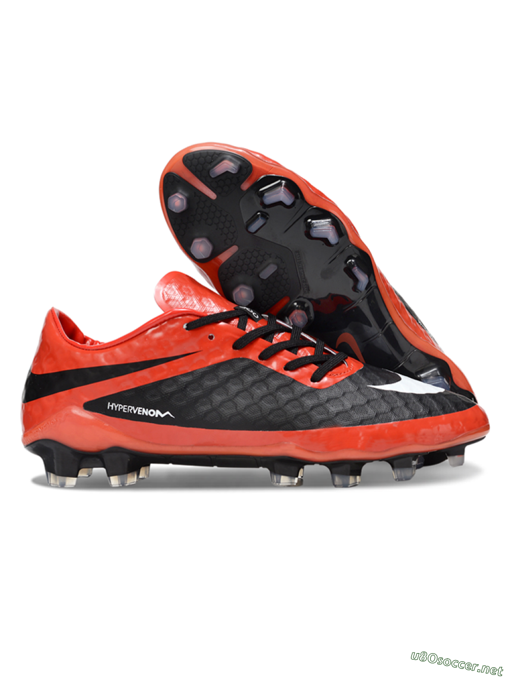 Men's Nike Hypervenom Phantom I FG Football Boots - Red/Black/White 2