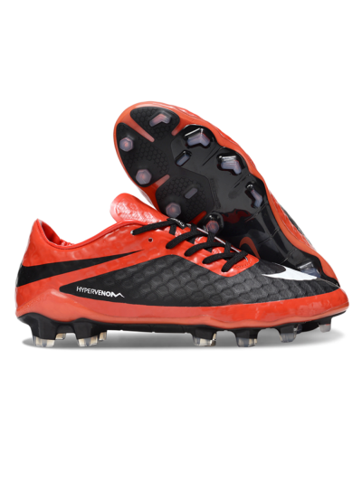 Men's Nike Hypervenom Phantom I FG Football Boots - Red/Black/White